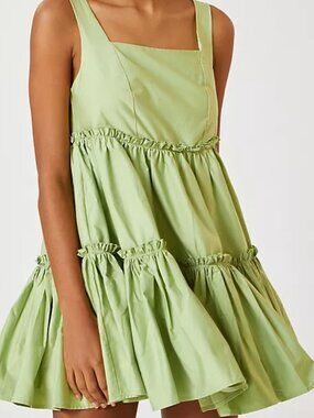 new ANTHROPOLOGIE aureta studio voluminous mini dress m